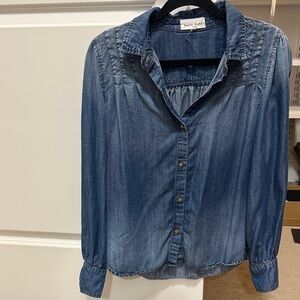 Bella Dahl Indigo Button-Down Shirt